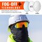 Ergodyne AEGR-AFASM, Safety Glasses, Anti-Scratch & Fog-Off+, Orange Mirror Lens, Matte Black Frame AEGR-AFASM - alternate 5